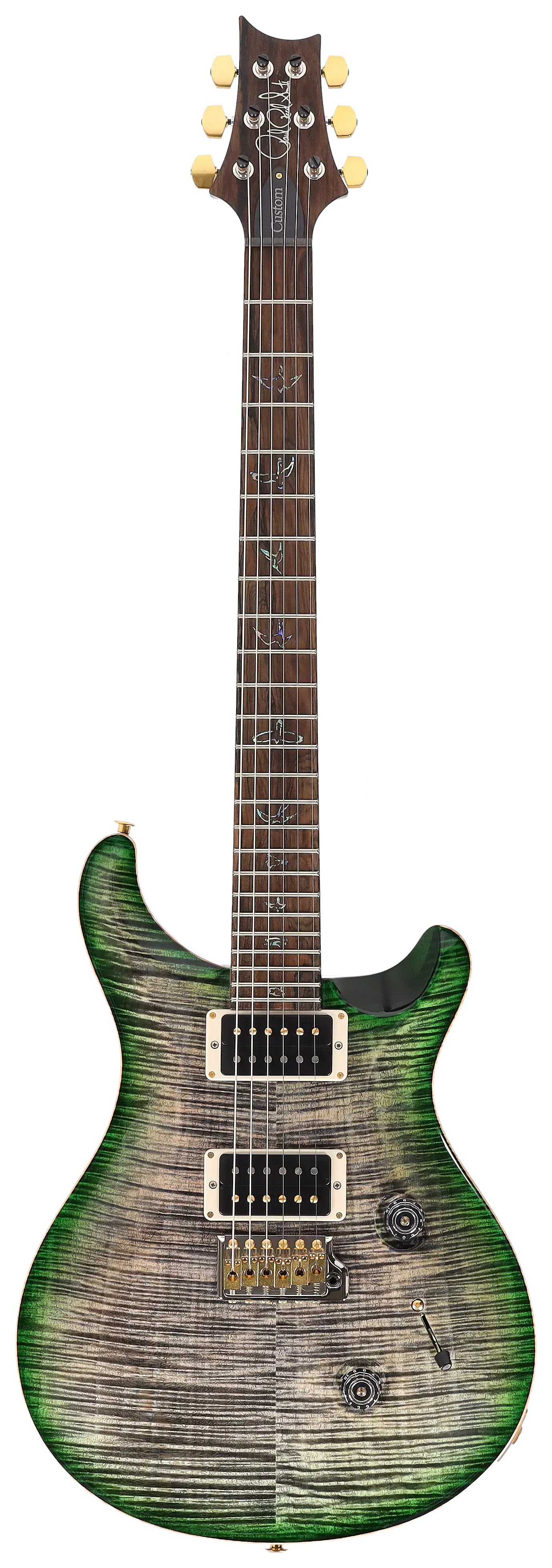 PRS Custom 24 Wood Library 10 Top Charcoal Jade Burst session Select  #0377194 kaufen | Jetzt bei session!